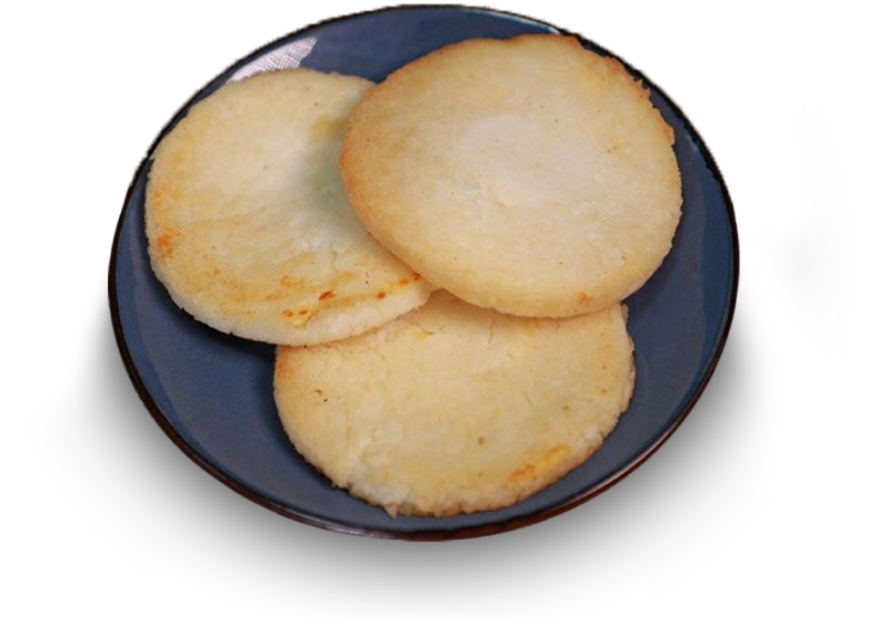 Arepas Al Paso - Arepas de queso 🧀 asadas a la plancha.